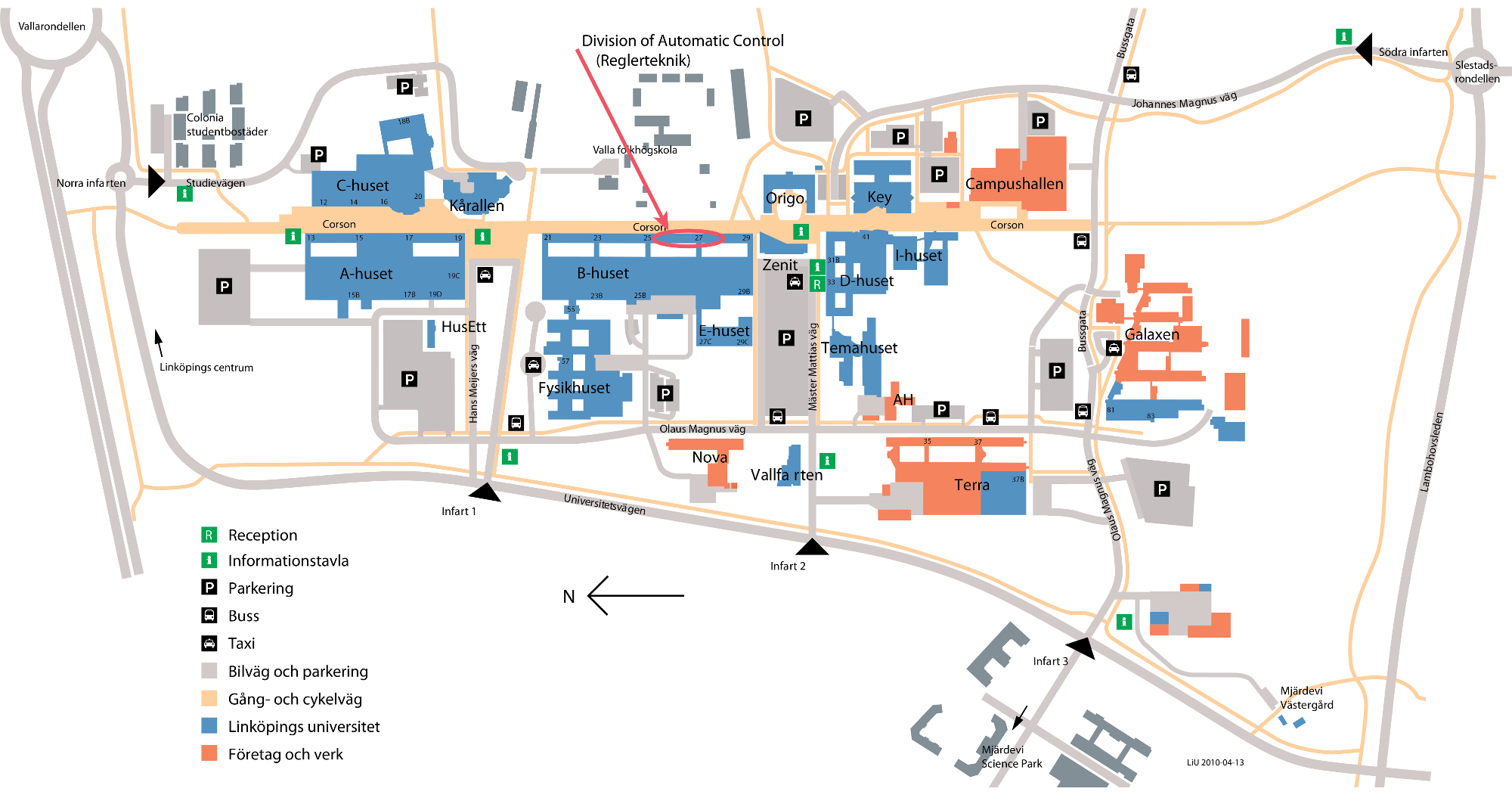 Campus Valla map